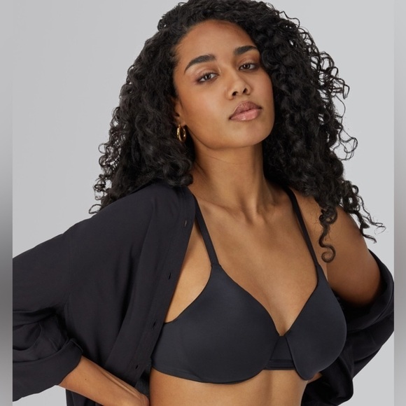 Bali One Smooth U Smoothing & Concealing Underwire Bra Black Size 38D - Picture 2 of 9